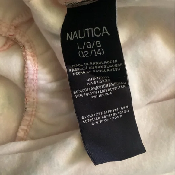 Nautica Girls A-Line Long Sleeve Fleece Dress NWT - Picture 5 of 11